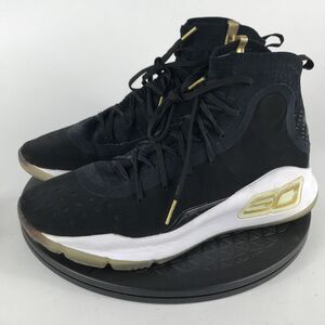 Under Armour Curry 4 More Dimes Black/Gold Basketball Shoes Men’s Size 10